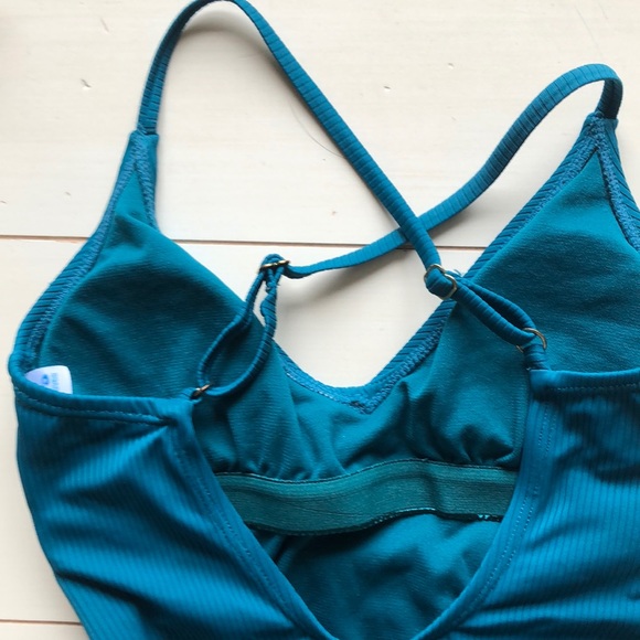 💘NWOT!! California Waves Ribbed Tie Swimsuit - Picture 6 of 8